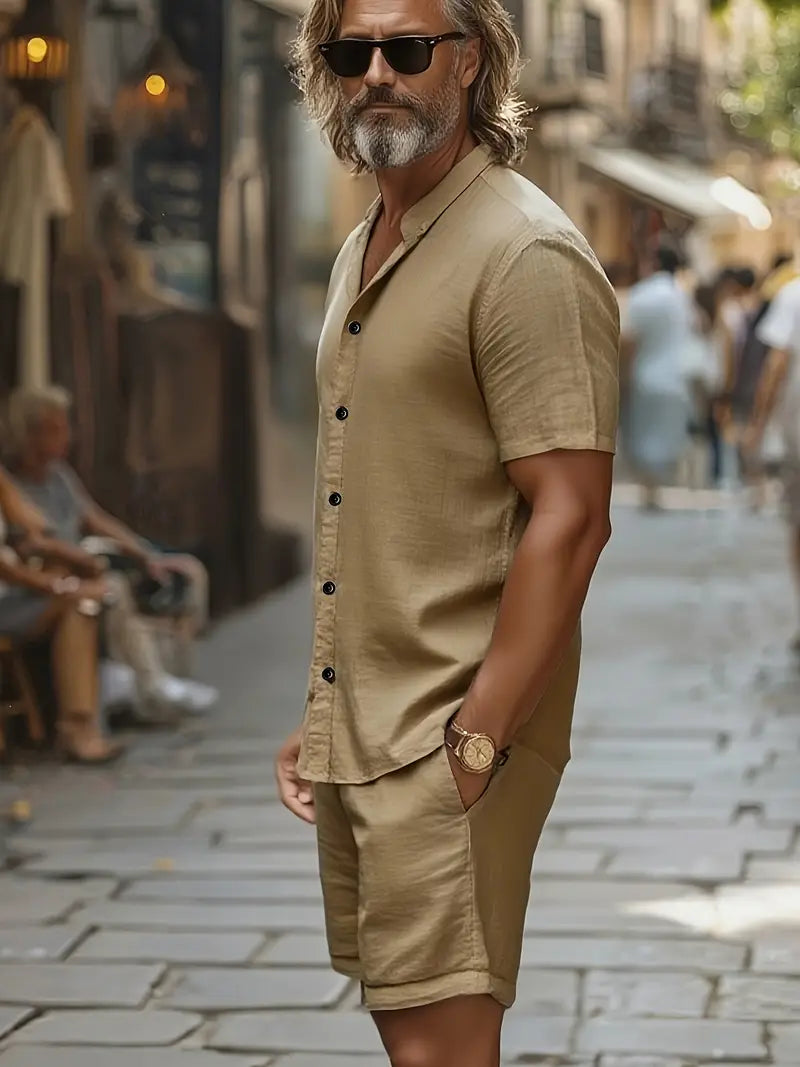 [COMPRA 1 Y LLEVATE 2] - La Costa | Conjunto Doble – Elegancia con Corte Relajado y Tejido Premium